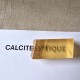 Calcite Optique - Rhomboèdre jaune de Guangxi