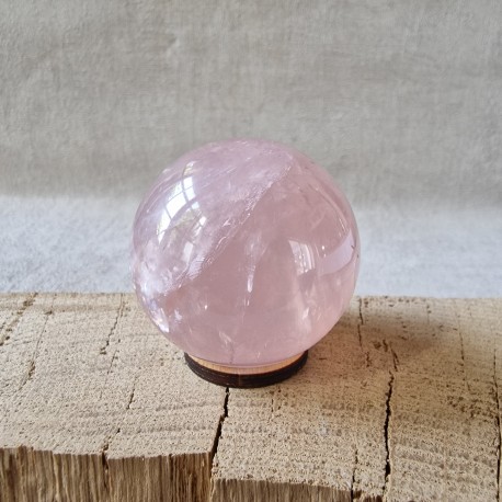 Quartz rose étoilé - Sphère