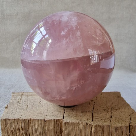 Quartz rose étoilé - Sphère