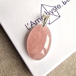Quartz Rose - Pendentif
