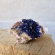 Azurite - Cristaux sur gangue - Maroc