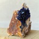 Azurite - Cristaux sur gangue - Maroc