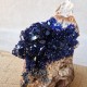 Azurite - Cristaux sur gangue - Maroc