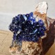 Azurite - Cristaux sur gangue - Maroc