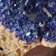 Azurite - Cristaux sur gangue - Maroc