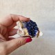 Azurite - Cristaux sur gangue - Maroc