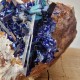 Azurite - Cristal sur gangue - Maroc