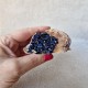 Azurite - Cristal sur gangue - Maroc