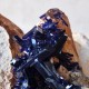 Azurite - Cristal sur gangue - Maroc