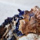 Azurite - Cristal sur gangue - Maroc