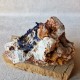 Azurite - Cristal sur gangue - Maroc
