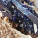 Azurite - Cristal sur gangue - Maroc