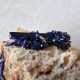 Azurite - Cristaux sur gangue - Maroc
