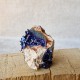 Azurite - Cristaux sur gangue - Maroc