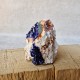 Azurite - Cristaux sur gangue - Maroc