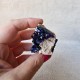 Azurite - Cristaux sur gangue - Maroc