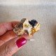 Azurite - Cristaux sur gangue - Maroc
