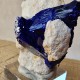 Azurite - Cristaux sur gangue - Maroc