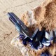 Azurite - Cristaux sur gangue - Maroc