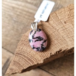 Rhodonite - pendentif goutte