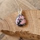 Rhodonite - pendentif goutte