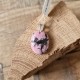 Rhodonite - pendentif ovale