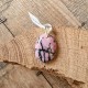 Rhodonite - pendentif ovale