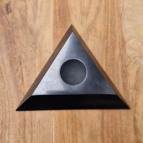 Shungite - Support pour sphère ou oeuf