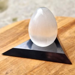 Shungite - Support pour sphère ou oeuf