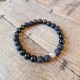 Tourmaline, Shungite, Pierre de lave, Onyx - bracelet large