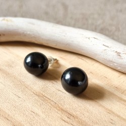 Shungite - Boucles d'oreilles