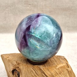 Fluorite multicolore - Sphère