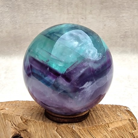 Fluorite multicolore - Sphère