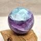 Fluorite multicolore - Sphère