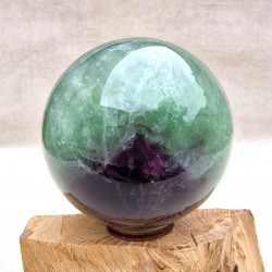 Fluorite multicolore - Sphère