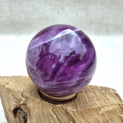 Fluorite violette - Sphère