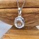 Cristal de Roche - Pendentif argent 925
