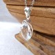 Cristal de Roche - Pendentif argent 925