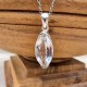 Cristal de Roche - Pendentif argent 925