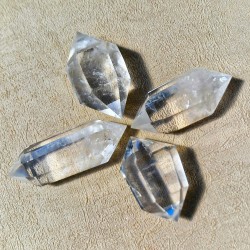 Cristal de roche - double pointe