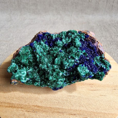 Azurite & Malachite - Sidi Ayad, Midelt - Maroc