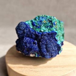 Azurite & Malachite - Sidi Ayad, Midelt - Maroc