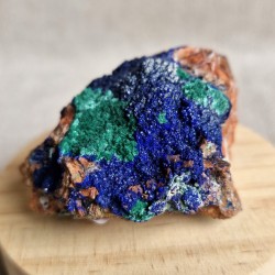Azurite & Malachite - Sidi Ayad, Midelt - Maroc