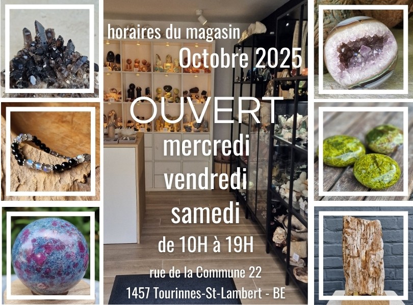 L'Améthyste.be - horaires octobre 2025