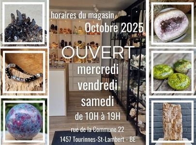L'Améthyste.be - horaires octobre 2025